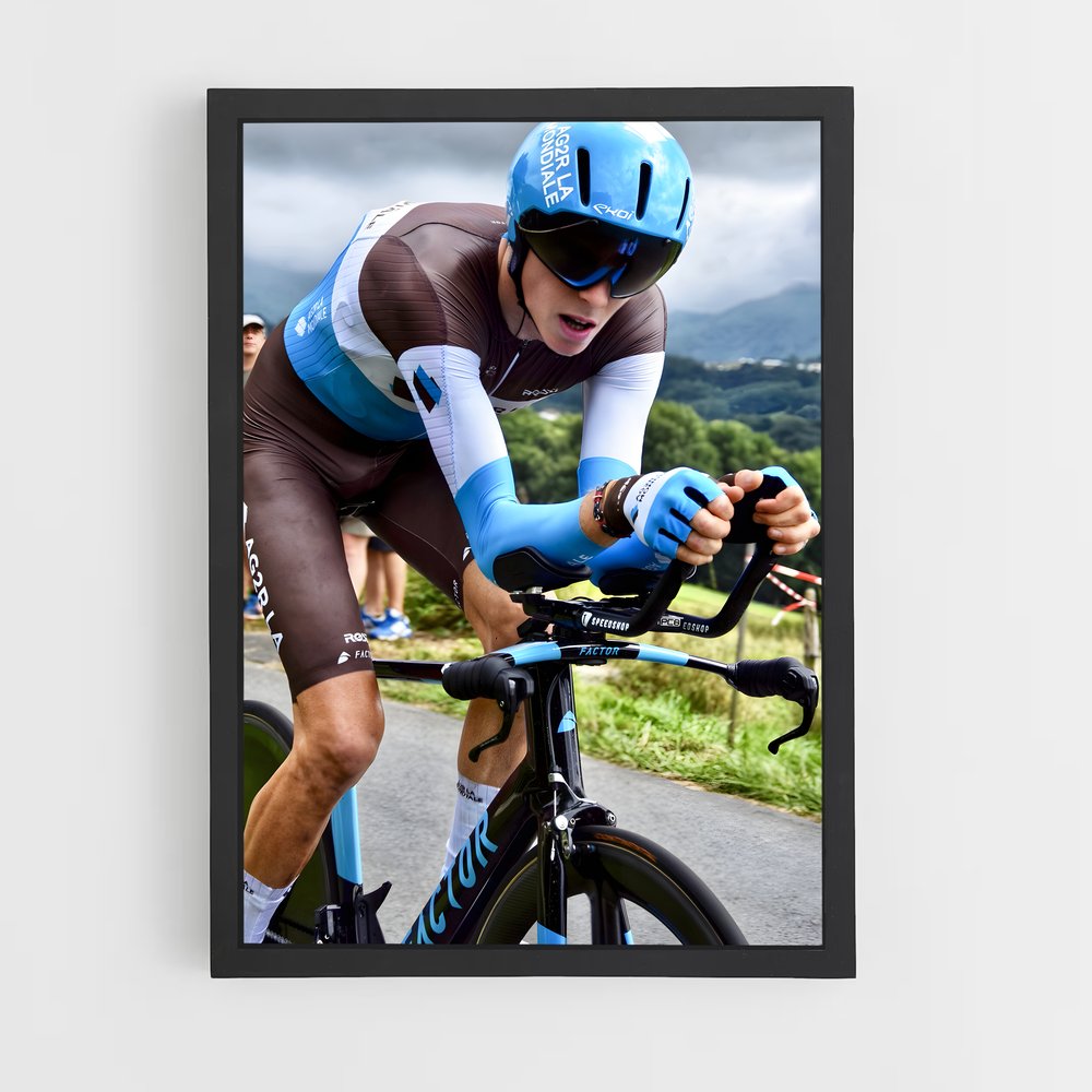 Poster L'Ascension de Romain – affiche Cyclisme (vue 2)